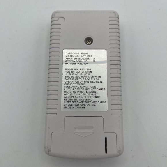 Electrical Heater Remote Controller APT-1310 Replacement Remote W/Battery Tested - Picture 4 of 5